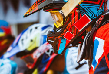 casque de moto cross
