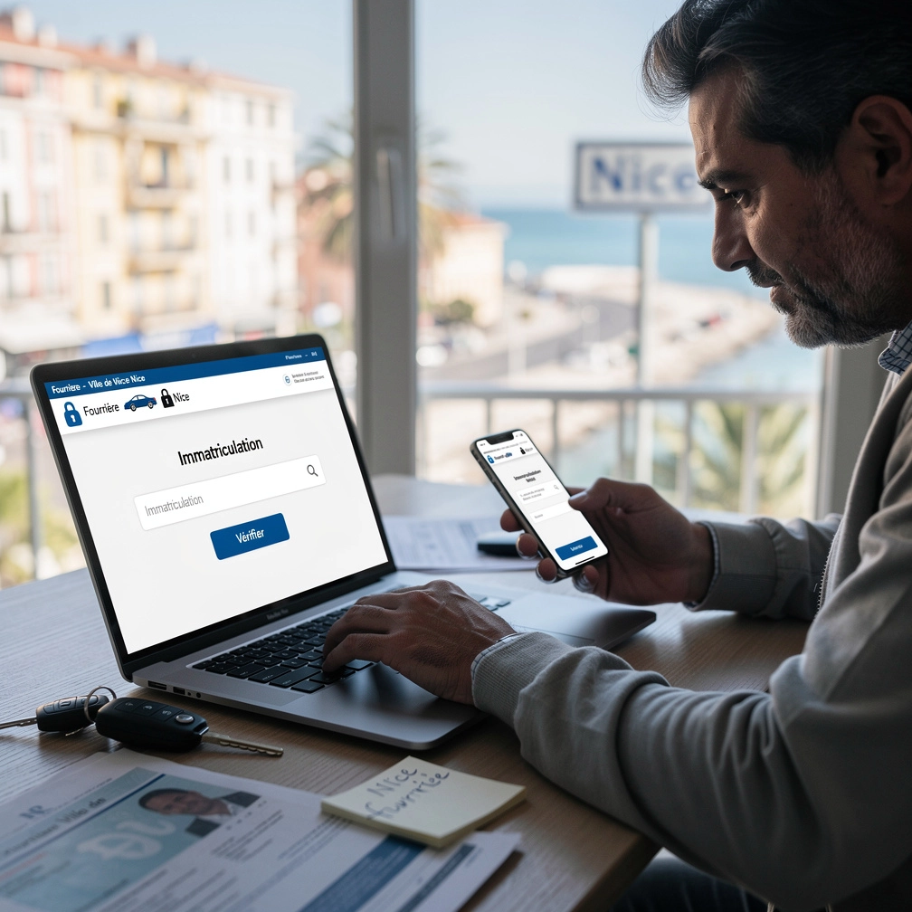 présence d’un véhicule à la fourrière